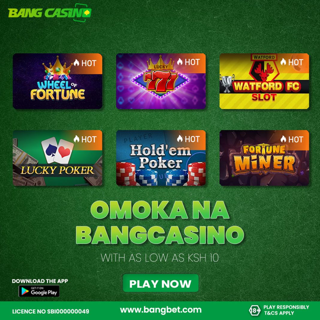 luck based online casino games in Kenya