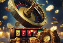 Level Up Your Betting Game: Navigating the World of Esports Betting Alt: Casino wheel and coins floating in the air.